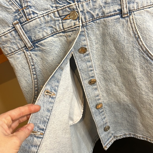 Zara Denim Dress OR Vest 🤩 - Picture 8 of 11
